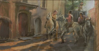 Getting ready for the bull run by Pat Maclaurin